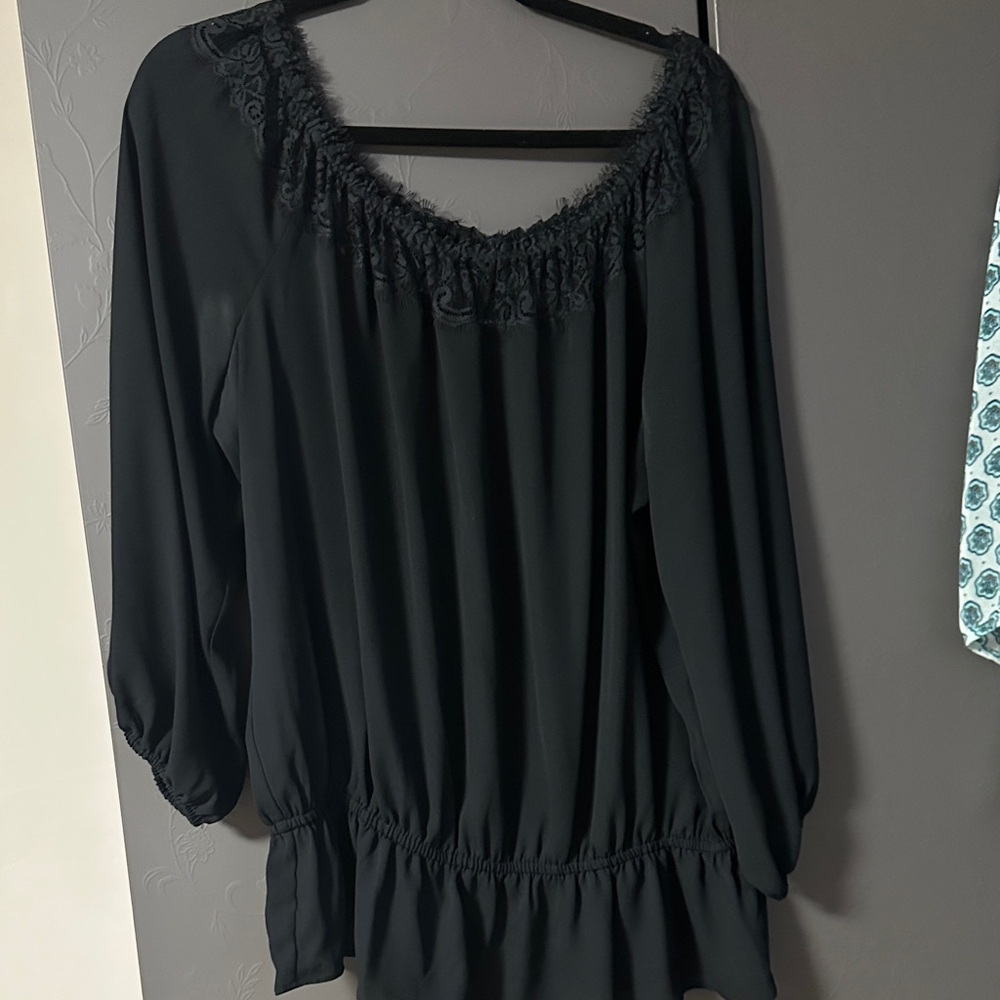 Chic Black Women's Blouse